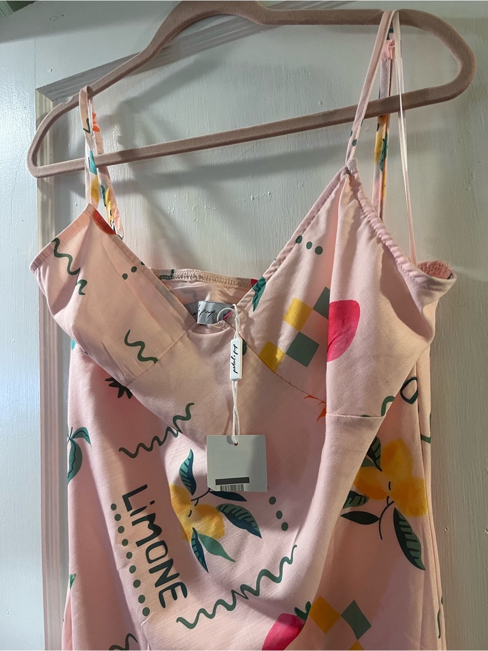 Petal & Pup, Frutti Satin Maxi Slipdress, Size L - Picture 3 of 4